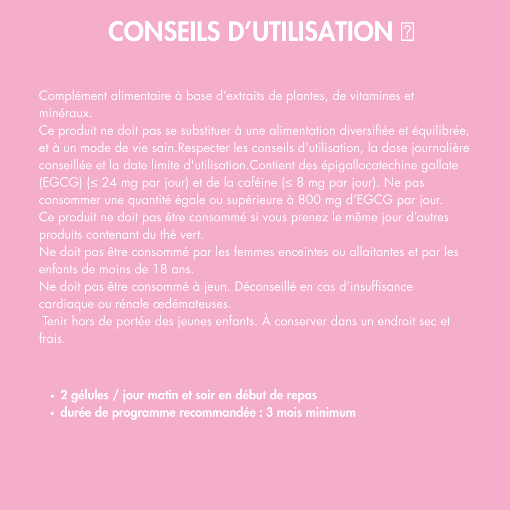 Pack Confidence - 3 mois